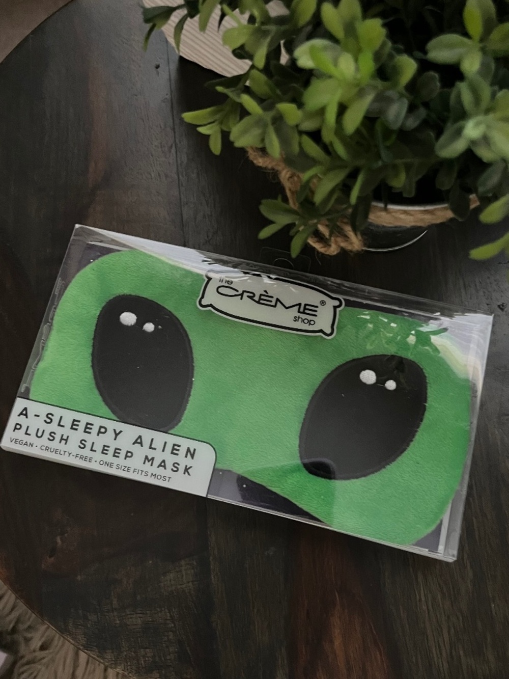 The Crème Shop A-Sleepy Alien Plush Sleep Mask